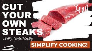 Mastering the Art of Steak Cutting: A Step-by-Step Guide to cutting Beef Tenderloin (Filet Mignon)