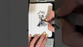 Drawing Eternal Emilitia from Hollow Knight !! (#shorts)