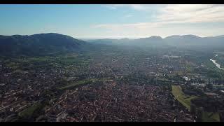 【4K】Lucca (Toscana) in Italy by drone !!!!!