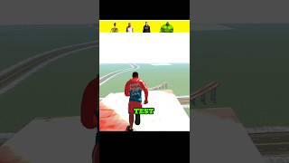 CHARACTER JUMPING TEST  IN INDIAN BIKE DRIVING 3D  || #shorts #gta #trendingshorts