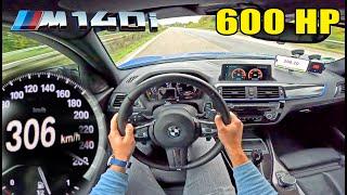 600HP BMW M140i is FAST as HELL on the UNLIMITED AUTOBAHN!