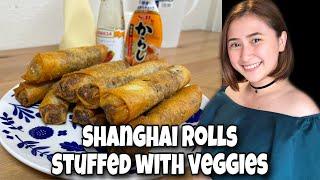 Lumpia Shanghai stuffed with Vegetables | Food for Kids | Shanghai Rolls | Aira Soco