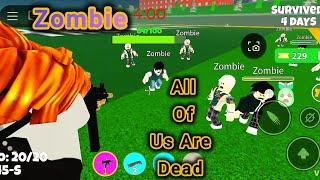 I Survived The Zombie Apocalypse In Roblox