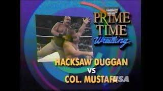 Jim Duggan vs Col Mustafa   Prime Time May 25th, 1992