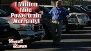 The Russell Barnett Automotive Family offers you a Million Mile Warranty Middle Tennessee