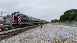 The Complete Metra Morning Rush Hour On The Alternate Schedule At Racine Avenue On August 29, 2024