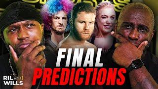 CANELO VS BERLANGA, MISFITS 018, UFC 306 FINAL PREDICTIONS