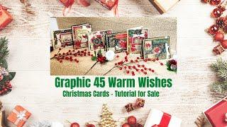 Graphic 45 Warm Wishes Christmas Cards