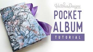 Halloween Pocket Album Tutorial | Bewitched Forest Crafting Printables Kit | Free Measurements