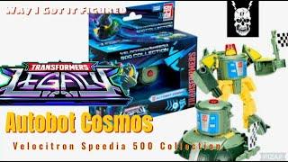 Transformers Legacy Velocitron Speedia 500 Collection Deluxe Class Cosmos Review