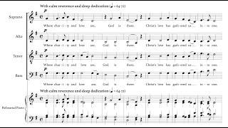 Ubi caritas (Score Video) | Jamison Stevens