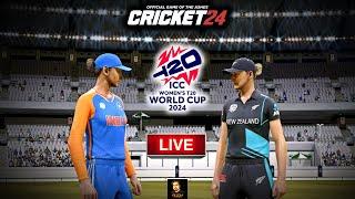 India Women vs New Zealand Women ICC T20 World Cup 2024 Match - Cricket 24 Live - RtxVivek