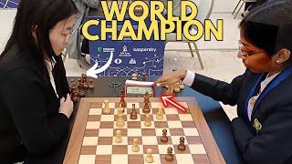 Vaishali takes on the World Champion | Ju Wenjun vs Rameshbabu Vaishali