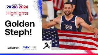 Clutch Curry helps seal fifth straight Olympic basketball gold for USA  | #Paris2024 Highlights