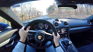 2022 Porsche 718 Cayman GT4: POV Drive ASMR - (The Perfect Sportscar)