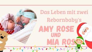 Weihnachtstee und Weihnachtsfilm und Amy Rose und Mia Rose