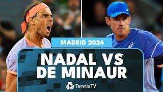 Stunning Rafael Nadal Win vs Alex De Minaur! | Madrid 2024 Highlights