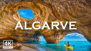 Algarve, Portugal 4K  - Unveiling the Wonders of Portugal's Coastline   Relaxing Music