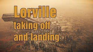 Star Citizen Tutorial: Taking off and Landing at all the Lorville on Hurston.