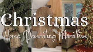 CHRISTMAS DECORATING MARATHON | CHRISTMAS DECOR IDEAS 2024 | CHRISTMAS DECORATIONS 2024