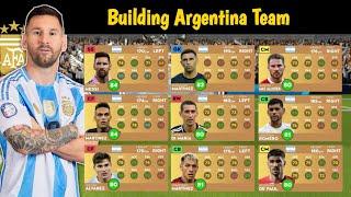 DLS 24 | I built The Copa America Champion Team!!! Argentina | Dream League Soccer 2024 Gameplay...