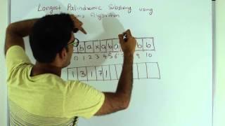 Longest Palindromic Substring Manacher's Algorithm