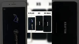 iPhone 8 Plus Vs iPhone Xs Vs iPhone Xs Max PUBG TEST