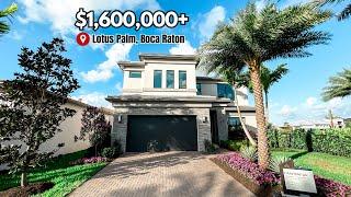 NEW HOME TOUR IN LOTUS PALM BOCA RATON FLORIDA | MARIANA MODEL FOR $1.6M+ | BOCA RATON REALTOR