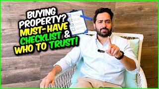 Essential Checklist for Property Buyers| Trusted Developers, Dealers, and Influencers in Real Estate