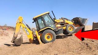 JCB 3DX Working for Truck Ramp | Jcb videos || Raju ki Masti