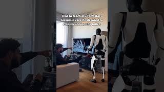 TRAIN YOUR ROBOT #Tesla #elonmusk #love #sad #tech #technology #life #clips #movie #funny #money