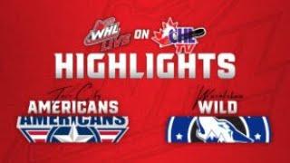 Tri City Americans at Wenatchee wild 11/29 | WHL Highlights 2024-25