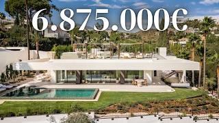 Touring €6,875,000 Frontline Golf Architectural Designer Home with the Most Insane Rooftop !