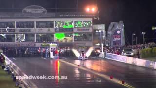 Phil Lamattaina FUCHS Top Fuel dragster resets the Willowbank Raceway track report for mile per hour