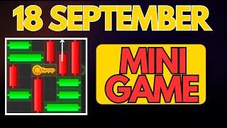 18 SEPTEMBER Hamster Kombat MINI GAME Solved