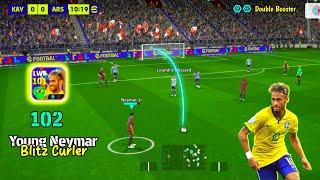 Young Blitz Curler Neymar 2014 is Cooking 🫣 1800 Coins Neymar Jr Review in eFootball 25 Mobile 