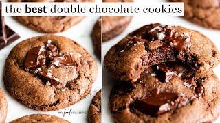 BEST Double Chocolate Cookies