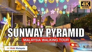 [4K 60fps HDR] SUNWAY PYRAMID - THEME PARK, MALL & HOTEL | Malaysia Walking Tour 2024