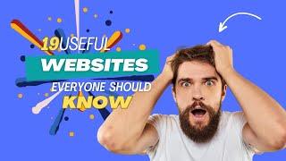 19 useful websites everyone should know! Websites you've never heard of 2024