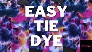 Super Simple Tie Dye Tshirts for Kids #tiedye #tiedyetutorial #kidscrafts #kidscraft #easytiedye