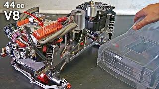 Building a 1/10 Scale V8 RC TRUCK! Chassis, Engine & Drivetrain!