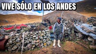 Este hombre VIVE SOLO en las ALTURAS de los ANDES DEL PERÚ | Jauja_Junin