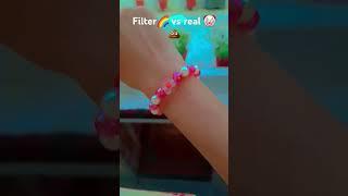 #bracelet #diy #preppy #handmade #smallbusiness filter vs real
