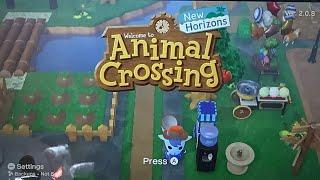Playing ACNH + giving gifts to Villagers 