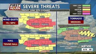 KFYR First News at Six Weather 06/20/25