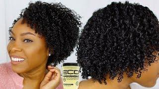 SUPER Defined Wash and Go Using Eco Styler Gel (No Flaking) | Volume & Definition on DAY 1!!