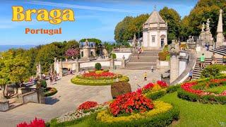 The Most Beautiful Place in Braga | Bom Jesus do Monte | Portugal 4K