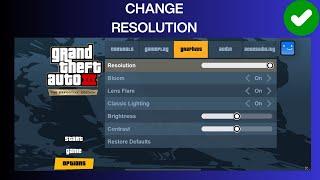 How to Change Resolution and Graphics Settings in GTA III – NETFLIX