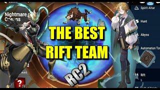 RC2 - RC8 This is my fastest Full Auto Rift clear team so far with alternates discussed