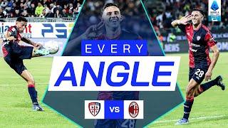 Zappa Clinches Draw Against Milan with a Stunner | Every Angle | Cagliari-Milan | Serie A 2024/25